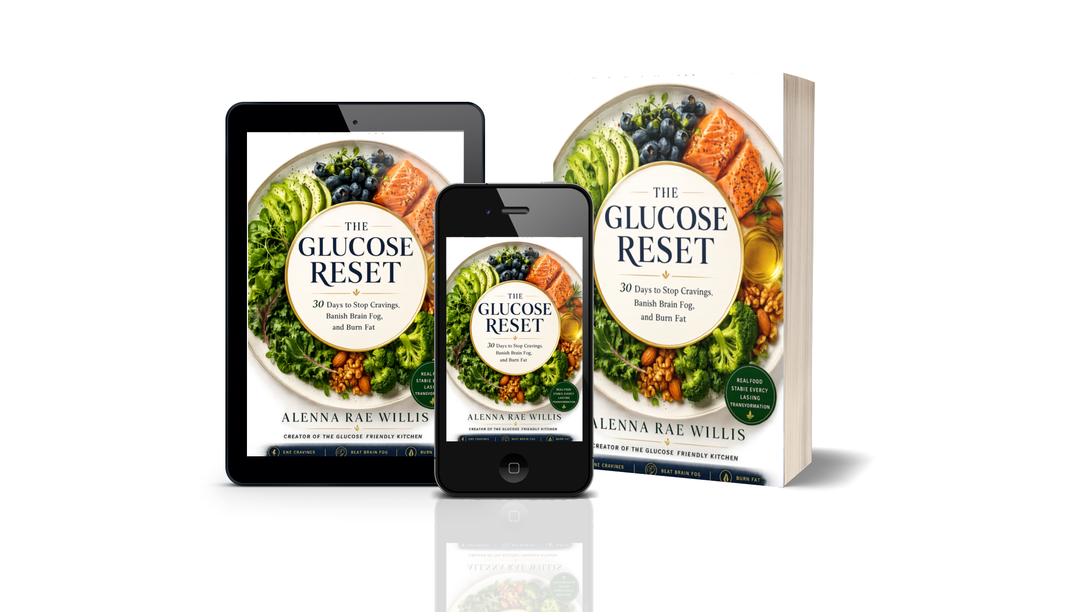 The Glucose Reset Book Cover by Alenna Rae Willis